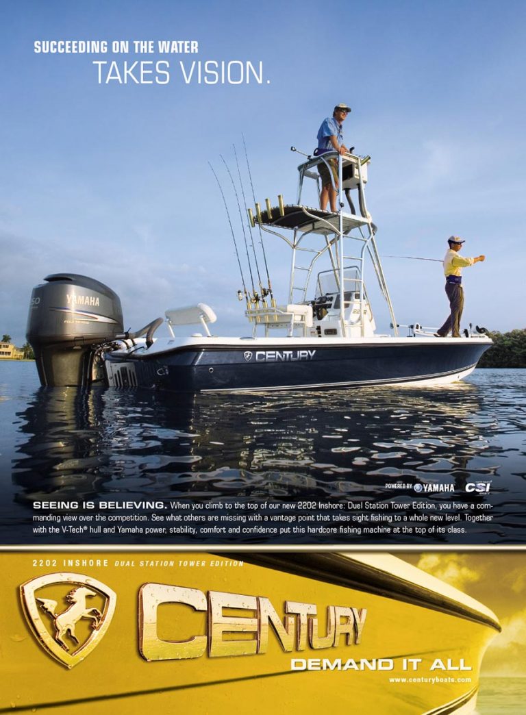 Century Boats Print Ads Creative