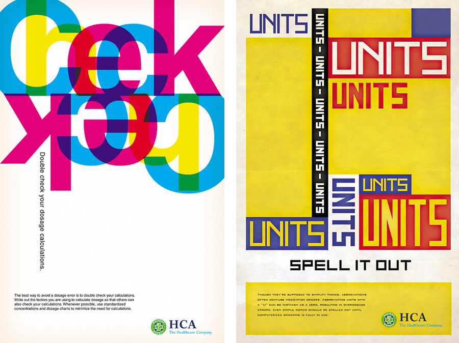 HCA Patient Safety Campaign Posters